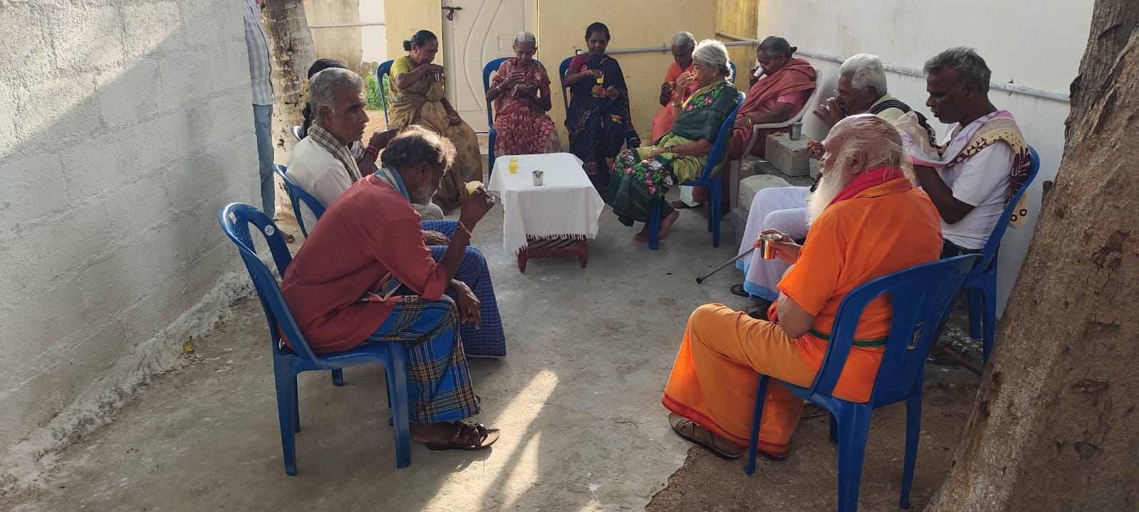 Elderly women together